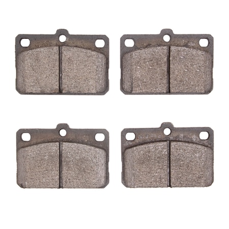 Dynamic Friction Co 5000 Advanced Brake Pads - Semi Metallic, Long Pad Wear, Front 1551-0169-00